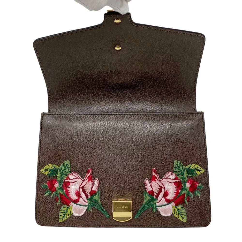 ❌SOLD❌Gucci Embroidered Sylvie Clutch Belt Bag - Picture 12 of 14